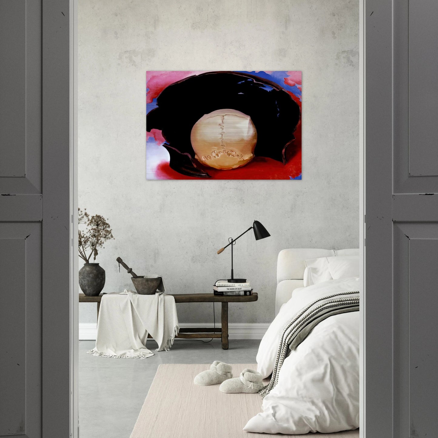 It was a Man and a Pot - Georgia O'Keeffe Brushed Aluminum Print - 70x100 cm / 28x40 inches | Georgia O'Keeffe Aluminum Print | Georgia O'Keeffe Prints