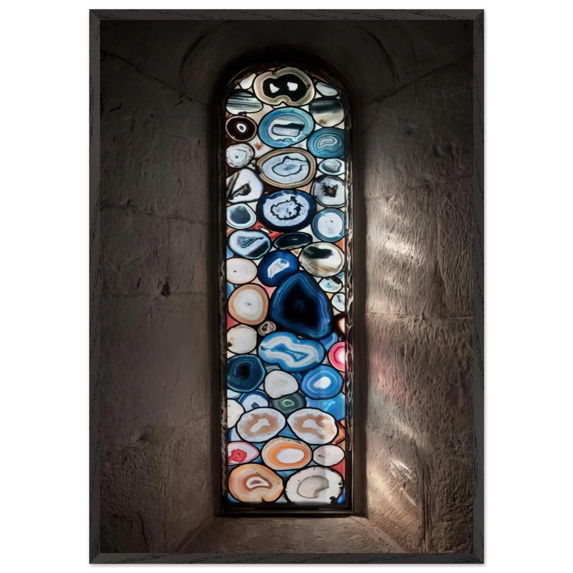 AHATFENSTER 2009 - Sigmar Polke Framed Art Print – Black Wooden Frame - Default Title - -Framed Art Print