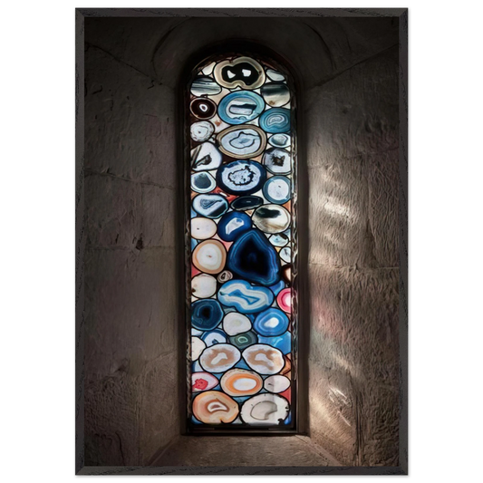 AHATFENSTER 2009 - Sigmar Polke Framed Art Print – Black Wooden Frame - Default Title - -Framed Art Print