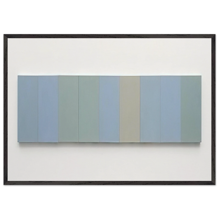 Ru Ware Project - 2012 - Brice Marden 70x100 cm / 28x40 inches Framed Art Print – Black Wooden Frame