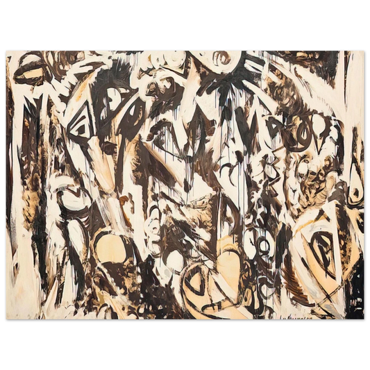 Lee Krasner - Cool White Fine Art Poster - Default Title