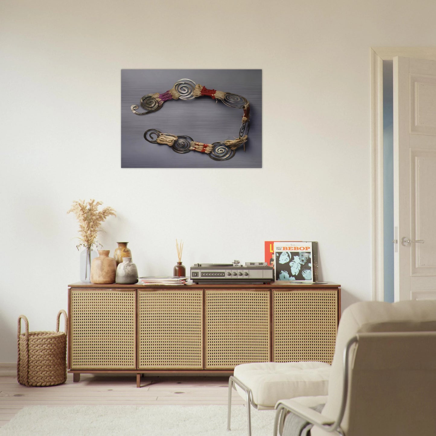 BELT 1935 - Alexander Calder Brushed Aluminum Print - 70x100 cm / 28x40 inches | Alexander Calder Aluminum Print | Alexander Calder Prints