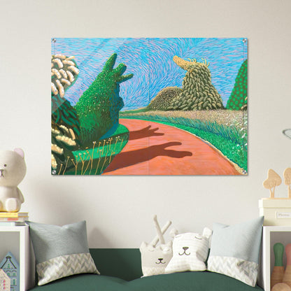 David Hockney - David Hockney Acrylic Print - 70x100 cm / 28x40″ inches | David Hockney Wall Art | David Hockney Prints