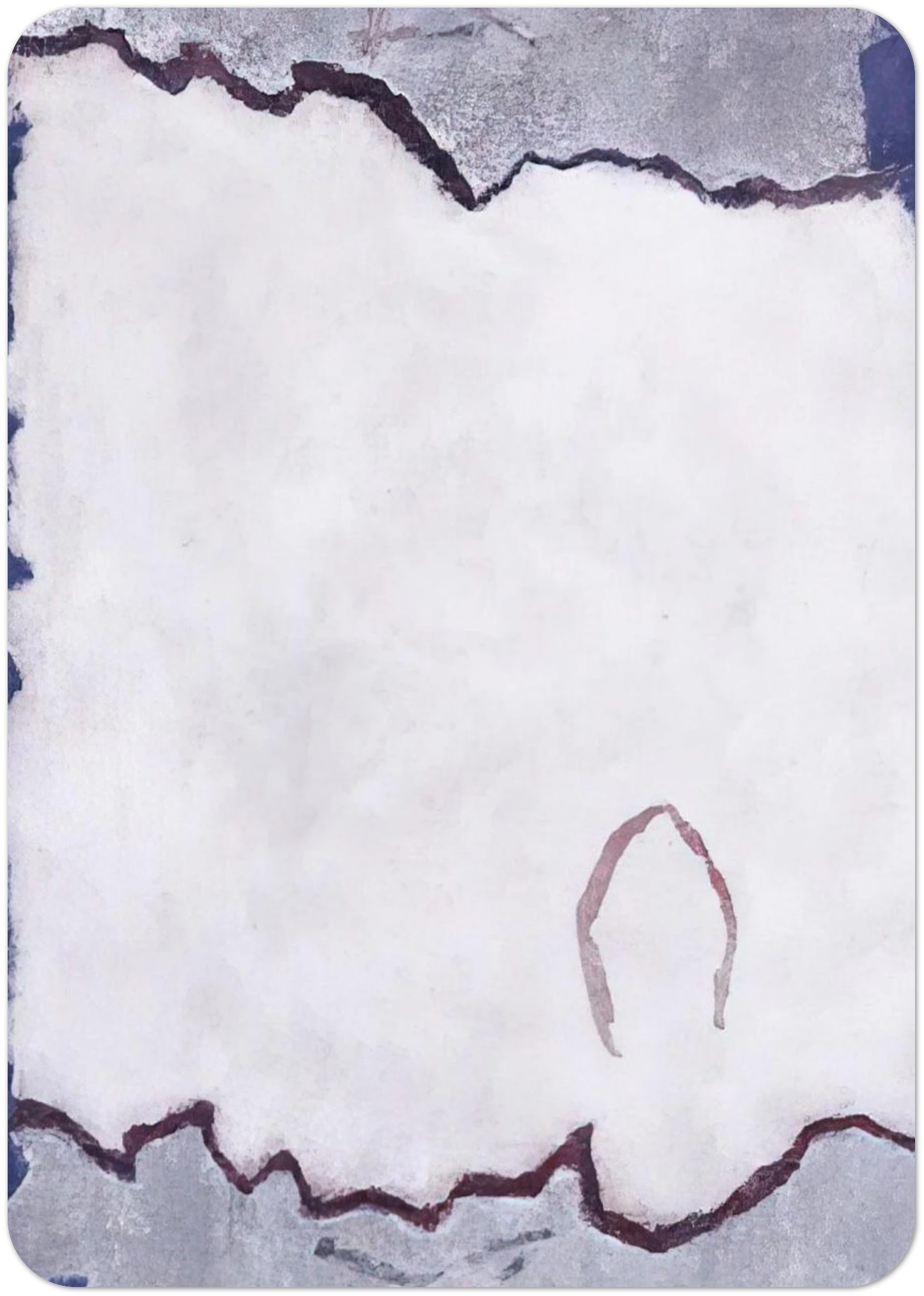 Edge of White Dawn #1 - 1982 By Theodoros Stamos Pack of 10 Post Cards | Theodoros Stamos Post Cards | A6 (10.5 x 14.8 cm) - 4.1 x 5.8 inches