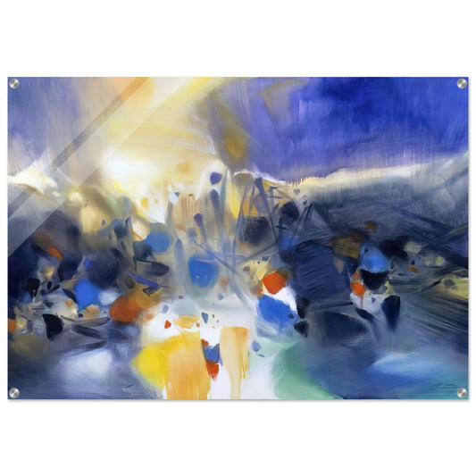 LA VIE QUI ANIME LES NUAGES 2006 - Chu teh Chun Acrylic Print - 70x100 cm / 28x40″ inches | Chu teh Chun Wall Art | Chu teh Chun Prints