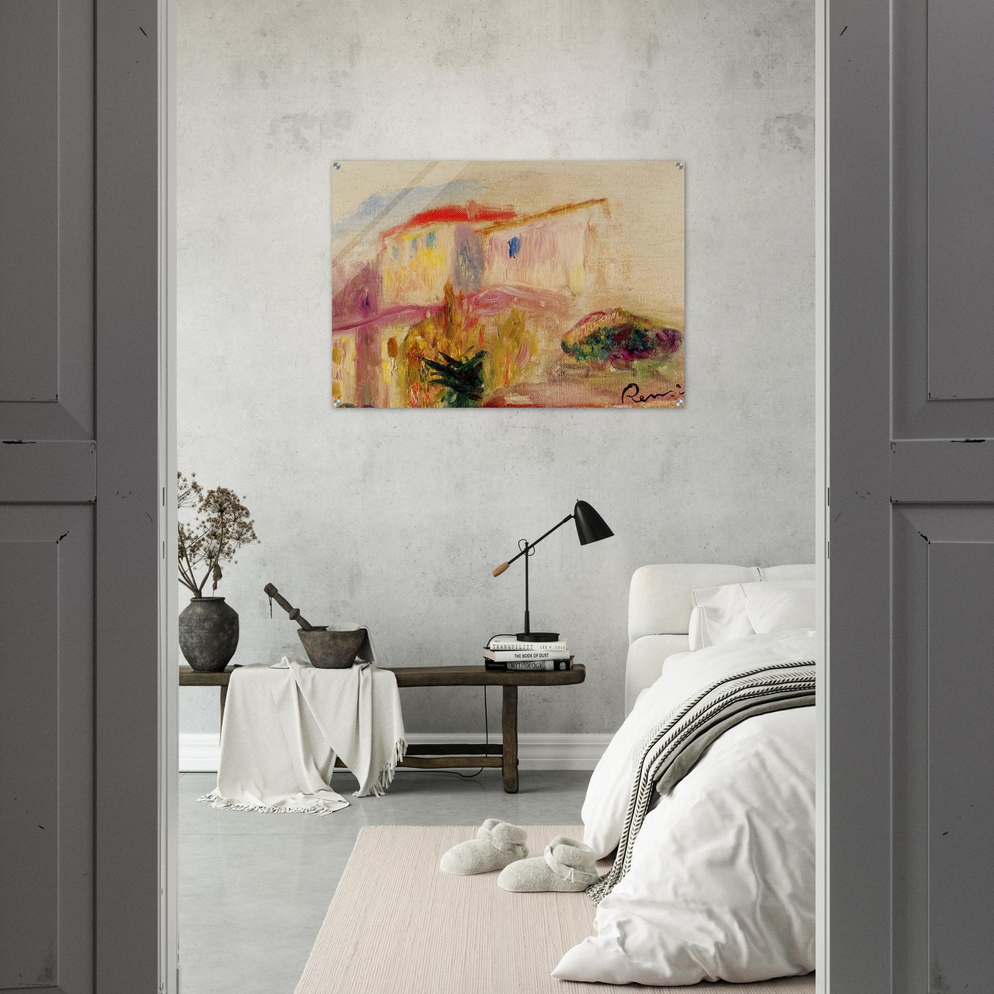 Le Poste at Cagnes study - Pierre-Auguste Renoir Acrylic Print - 70x100 cm / 28x40″ inches