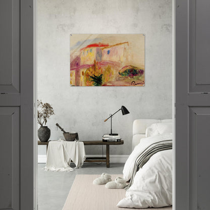 Le Poste at Cagnes study - Pierre-Auguste Renoir Acrylic Print - 70x100 cm / 28x40″ inches