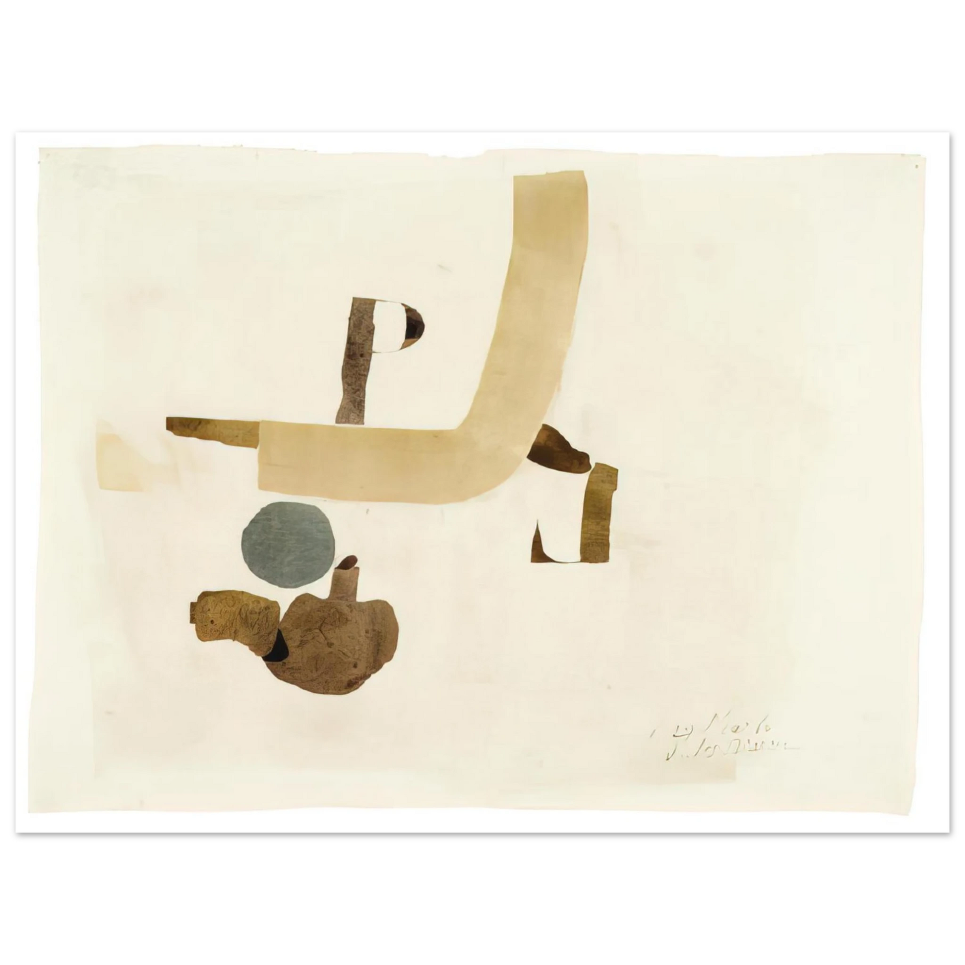 Julius Bissier - 29.5.64 - 1964 Fine Art Poster - Default Title