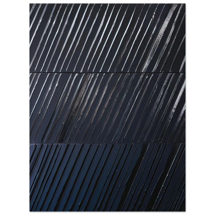 Pierre Soulages - Peinture 244 x 181 cm, 25 avril 2011 - 2011  75x100 cm / 30x40inches Fine Art Poster