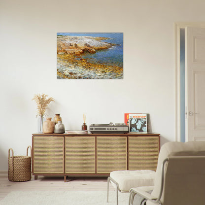 Isles of Shoals, Broad Cove - Childe Hassam Brushed Aluminum Print - 70x100 cm / 28x40 inches | Childe Hassam Aluminum Print | Childe Hassam Prints