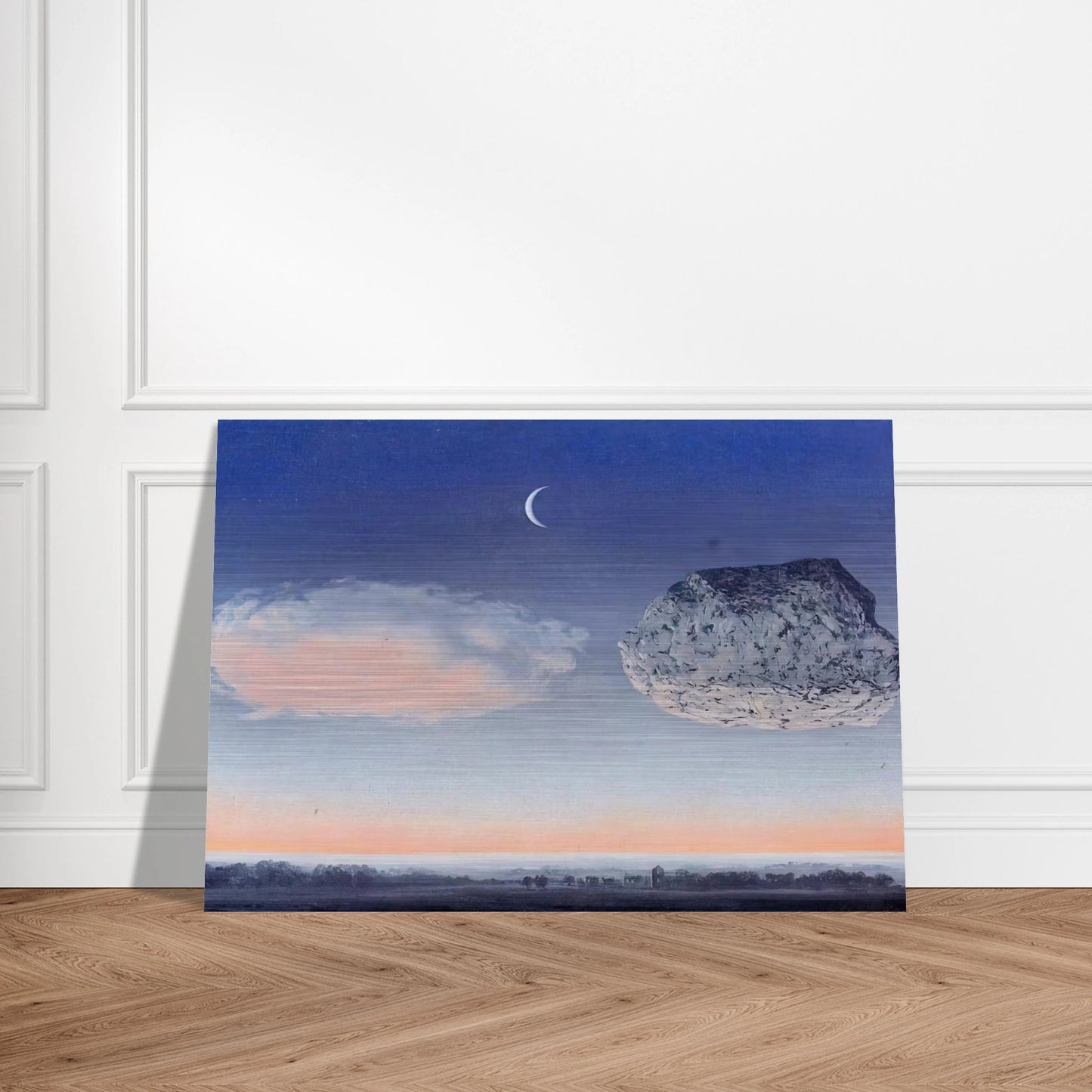 THE BATTLE OF THE ARGONNE 1959 - Rene Magritte Brushed Aluminum Print - 70x100 cm / 28x40 inches | Rene Magritte Aluminum Print | Rene Magritte Prints