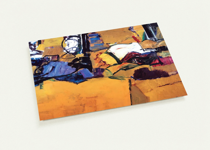 NEW ENGLAND OCTOBER 1957 1957 By Grace Hartigan Pack of 10 Post Cards | Grace Hartigan Post Cards | A6 (10.5 x 14.8 cm) - 4.1 x 5.8 inches