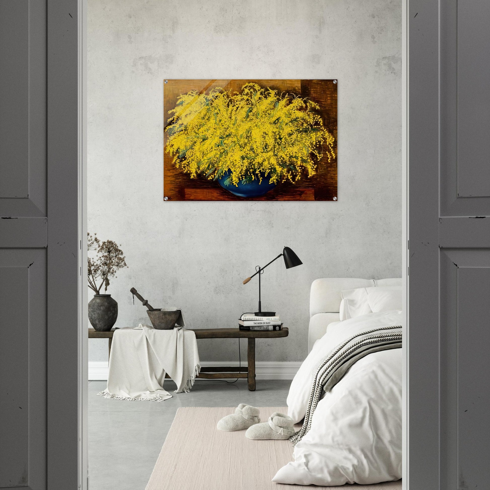 MIMOSAS 1939 - Moise Kisling Acrylic Print - 70x100 cm / 28x40″ inches | Moise Kisling Wall Art | Moise Kisling Prints