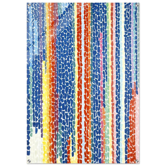 IRIS TULIPS JONQUILS AND CROCUSES 1969 - Alma Woodsey Thomas Acrylic Print - 70x100 cm / 28x40″ inches