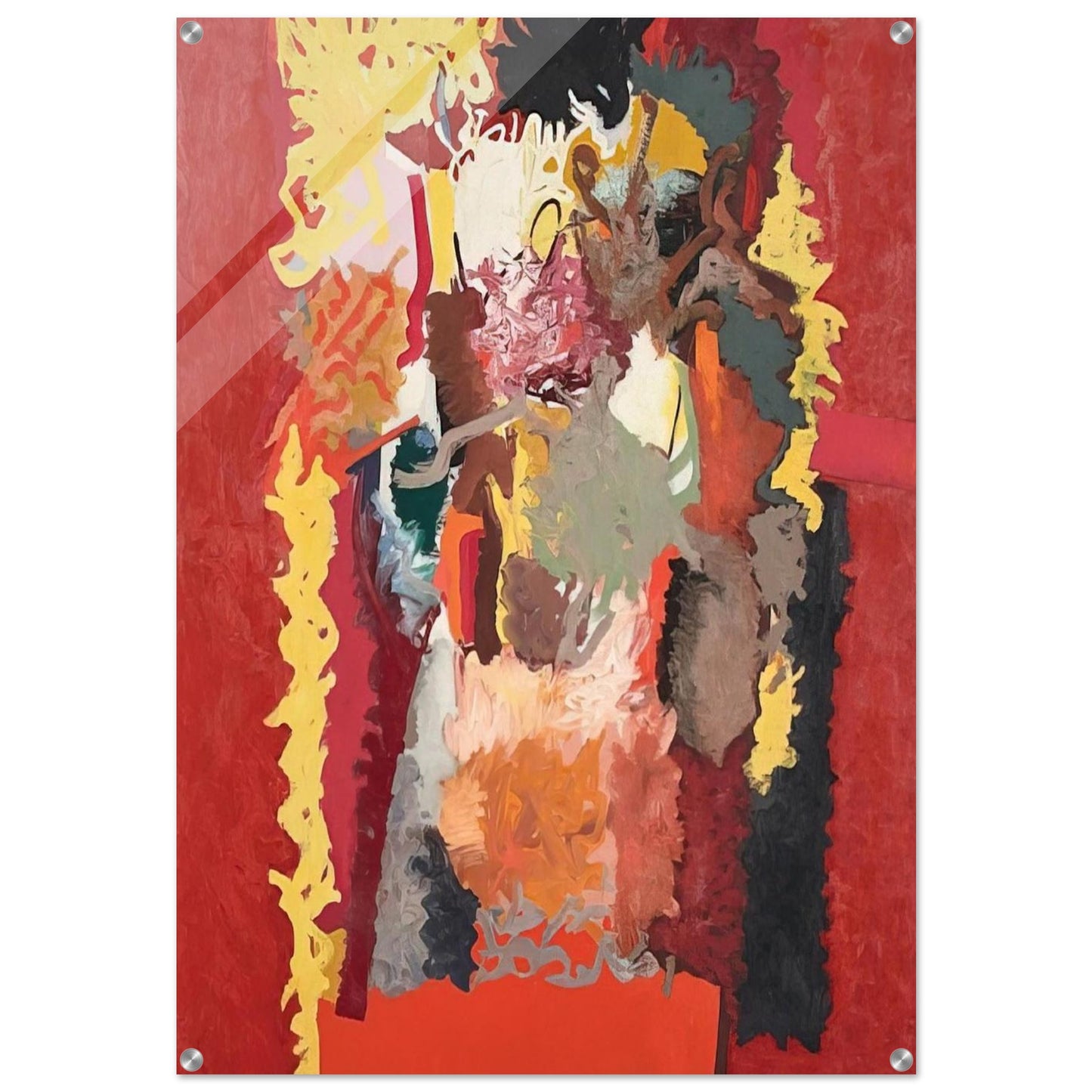 The Witch Doctor - 1963 - John Ferren Acrylic Print - 70x100 cm / 28x40″ inches | John Ferren Wall Art | John Ferren Prints