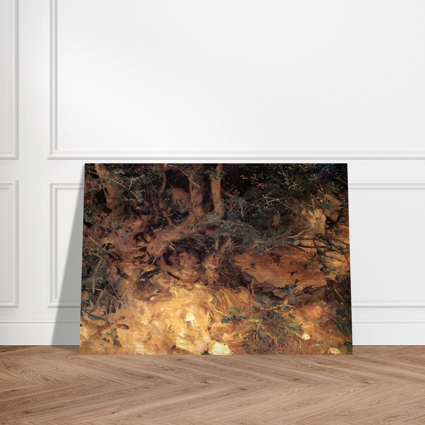Valdemosa, Majorca Thistles and Herbage on a Hillside - John Singer Sargent Brushed Aluminum Print - 70x100 cm / 28x40 inches | John Singer Sargent Aluminum Print | John Singer Sargent Prints