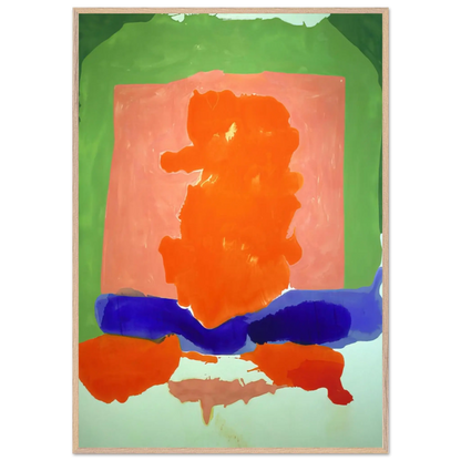 Helen Frankenthaler - Small s Paradise - 1964 Wall art - A3 (29.7 x 42  cm) - Premium Wooden Framed Poster With Fine Art Paper - Wood frame