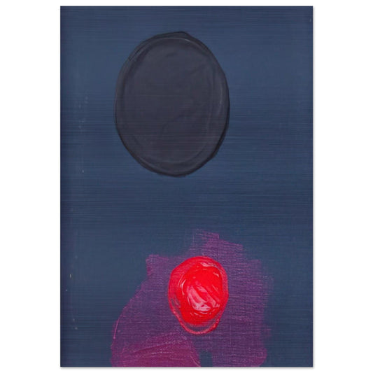 BAS 1974 - Luis Feito Brushed Aluminum Print - 70x100 cm / 28x40 inches | Luis Feito Aluminum Print | Luis Feito Prints