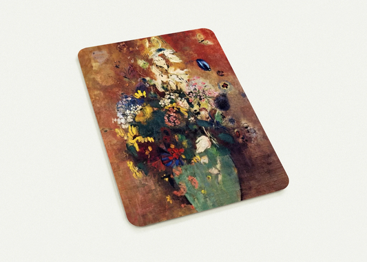 GREEN VASE By Odilon Redon Pack of 10 Post Cards | Odilon Redon Post Cards | A6 (10.5 x 14.8 cm) - 4.1 x 5.8 inches