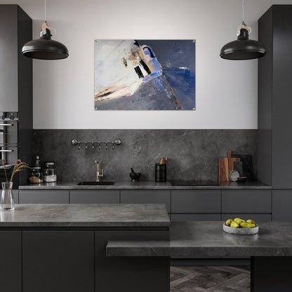 Figure accoudée - 1953 - Nicolas de Stael Acrylic Print - 70x100 cm / 28x40″ inches | Nicolas de Stael Wall Art | Nicolas de Stael Prints