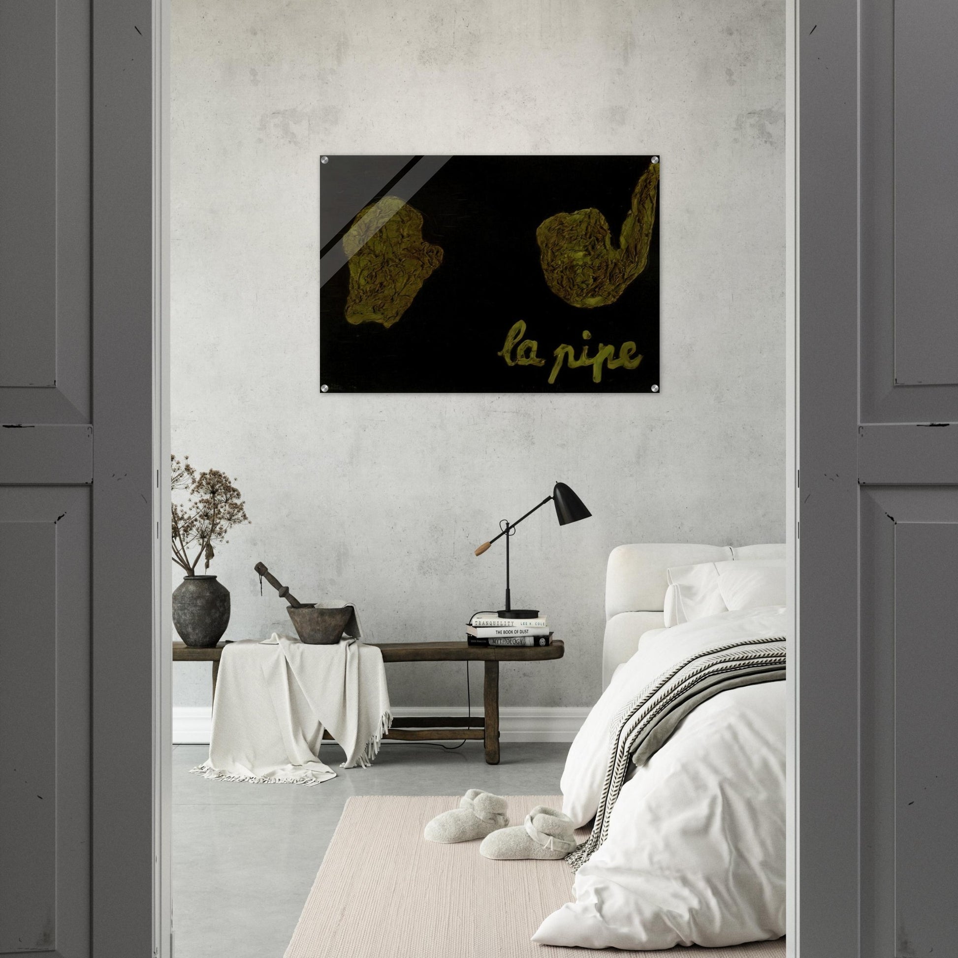 THE PIPE 1927 - Rene Magritte Acrylic Print - 70x100 cm / 28x40″ inches | Rene Magritte Wall Art | Rene Magritte Prints