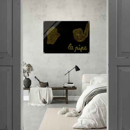 THE PIPE 1927 - Rene Magritte Acrylic Print - 70x100 cm / 28x40″ inches | Rene Magritte Wall Art | Rene Magritte Prints