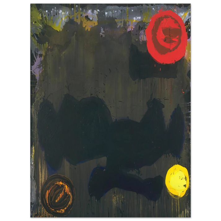 John Hoyland - Gadal 10.11.86 - 1986  75x100 cm / 30x40inches Fine Art Poster
