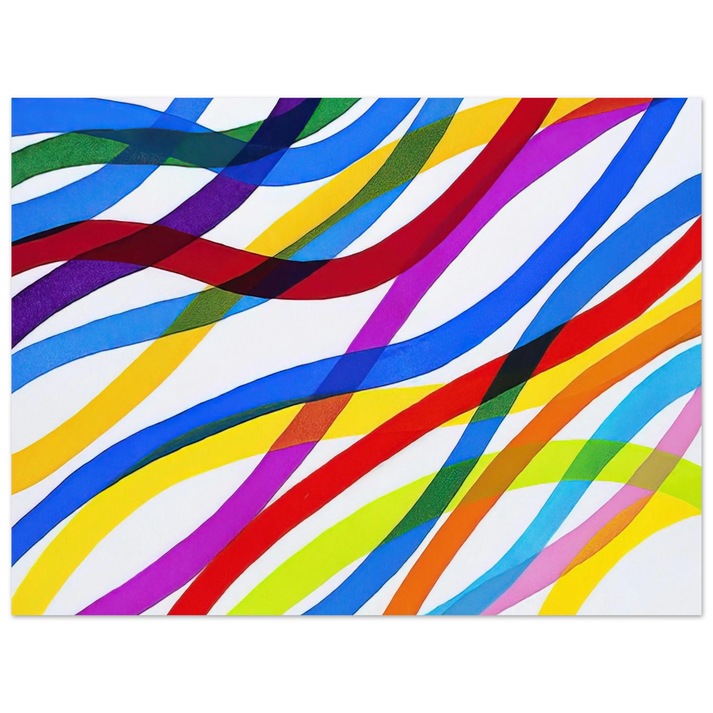 Piero Dorazio - Untitled - 1990  75x100 cm / 30x40inches Fine Art Poster