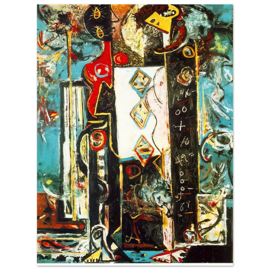 Jackson Pollock - MALE AND FEMALE Fine Art Poster - Default Title