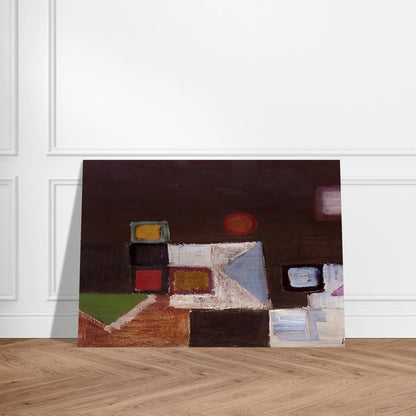 UNTITLED 1948 - Victor Pasmore Brushed Aluminum Print - 70x100 cm / 28x40 inches | Victor Pasmore Aluminum Print | Victor Pasmore Prints