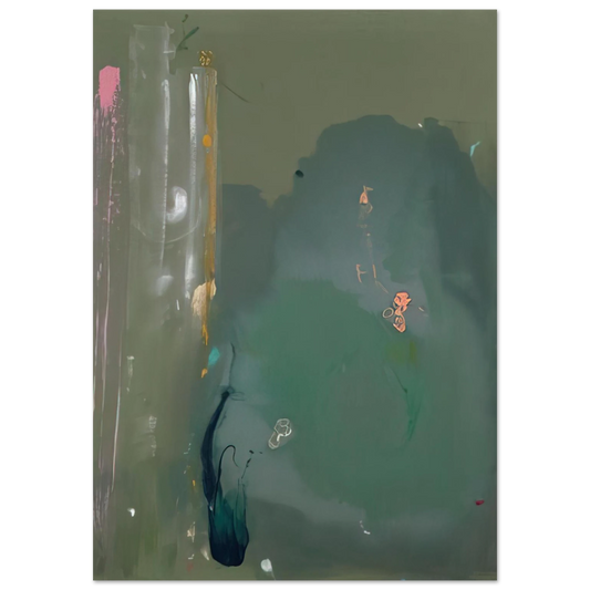 Helen Frankenthaler - CÃ´te d Argent - 1980 Wall art - 13x18 cm / 5x7 inches - Fine Art Poster - -