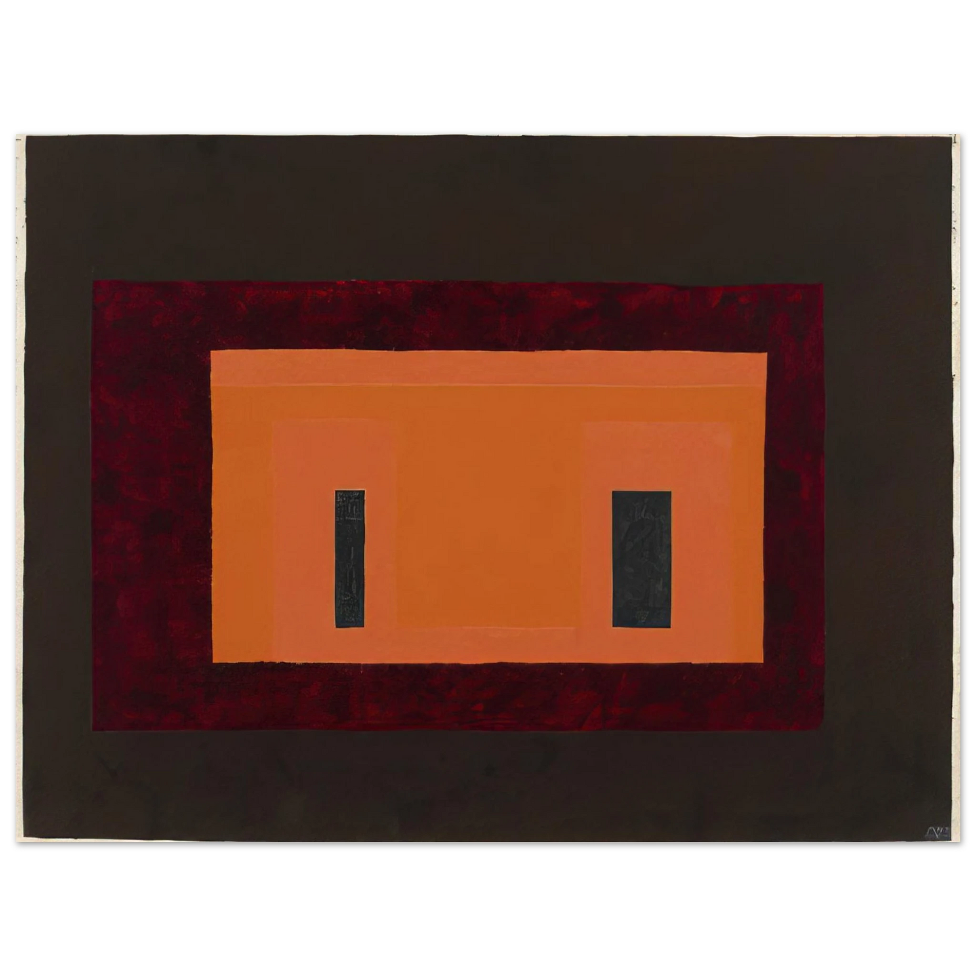 Josef Albers - VARIANT ADOBE 1947 1 Fine Art Poster - Default Title