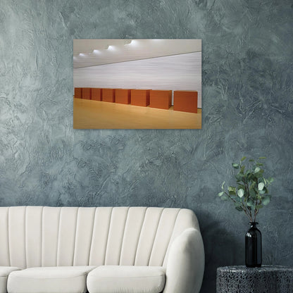 Untitled - 1971 - Donald Judd Brushed Aluminum Print - 70x100 cm / 28x40 inches | Donald Judd Aluminum Print | Donald Judd Prints