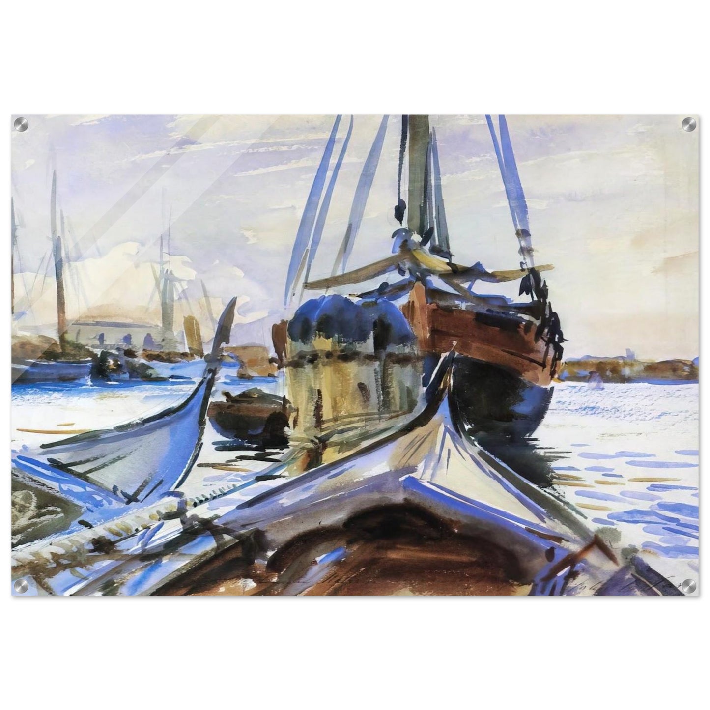 Venice - John Singer Sargent Acrylic Print - 70x100 cm / 28x40″ inches | John Singer Sargent Wall Art | John Singer Sargent Prints