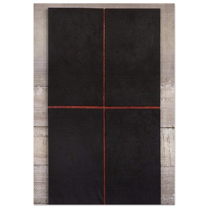 Untitled First Relief - 1961 - Donald Judd Brushed Aluminum Print - 70x100 cm / 28x40 inches | Donald Judd Aluminum Print | Donald Judd Prints