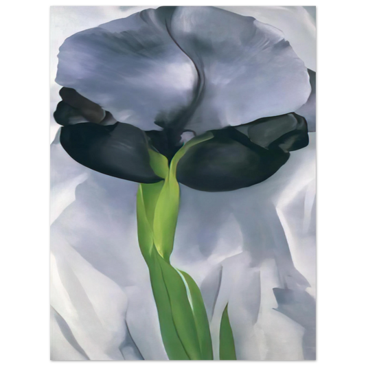 Georgia O'Keeffe - Iris 7 Fine Art Poster - 13x18 cm / 5x7 inches