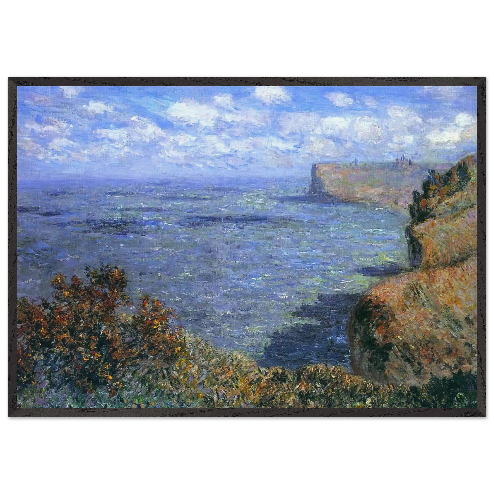 View Taken from Greinval - claude monet Framed Art Print – Black Wooden Frame - Default Title - -Framed Art Print