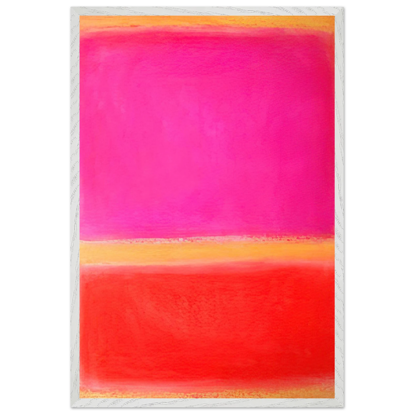 Helen Frankenthaler - Untitled - Color Field Painting Wall art - 15x20 cm / 6x8 inches - Premium Wooden Framed Poster With Fine Art Paper - Black frame
