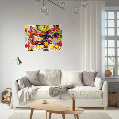 Untitled  SFP94-69  SFF 1743  - Sam Francis Brushed Aluminum Print - 70x100 cm / 28x40 inches | Sam Francis Aluminum Print | Sam Francis Prints