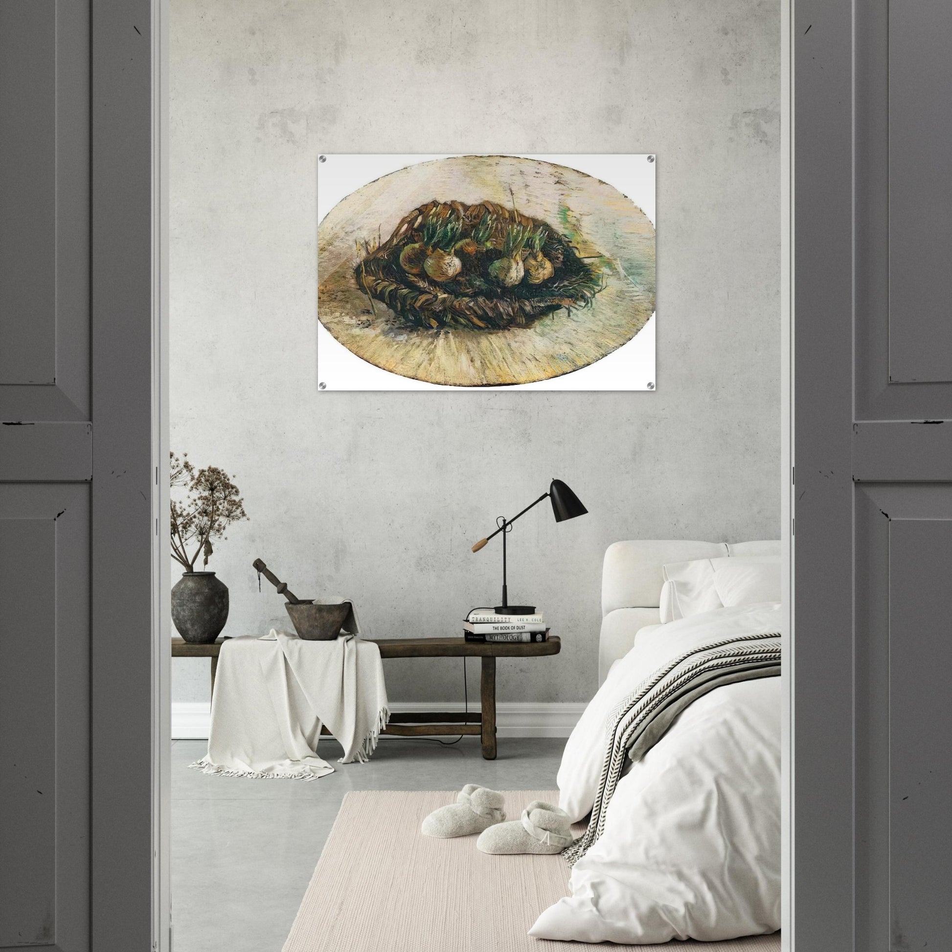 Basket of Sprouting Bulbs - Vincent van Gogh Acrylic Print - 70x100 cm / 28x40″ inches