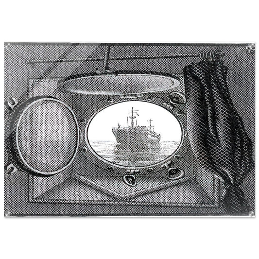PORTHOLE - MC Escher Acrylic Print - 70x100 cm / 28x40″ inches | Maurits Cornelis Escher Prints