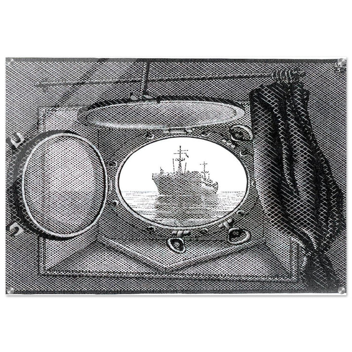 PORTHOLE - MC Escher Acrylic Print - 70x100 cm / 28x40″ inches | Maurits Cornelis Escher Prints