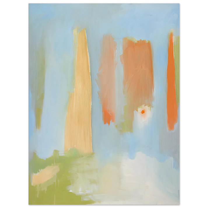 Esteban Vicente - PRIMAVERA 1997  75x100 cm / 30x40inches Fine Art Poster