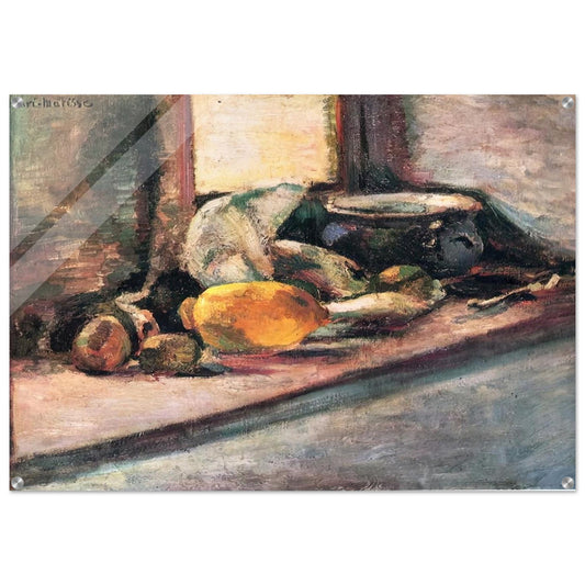 BLUE POT AND LEMON 1897 - Henri Matisse Acrylic Print - 70x100 cm / 28x40″ inches