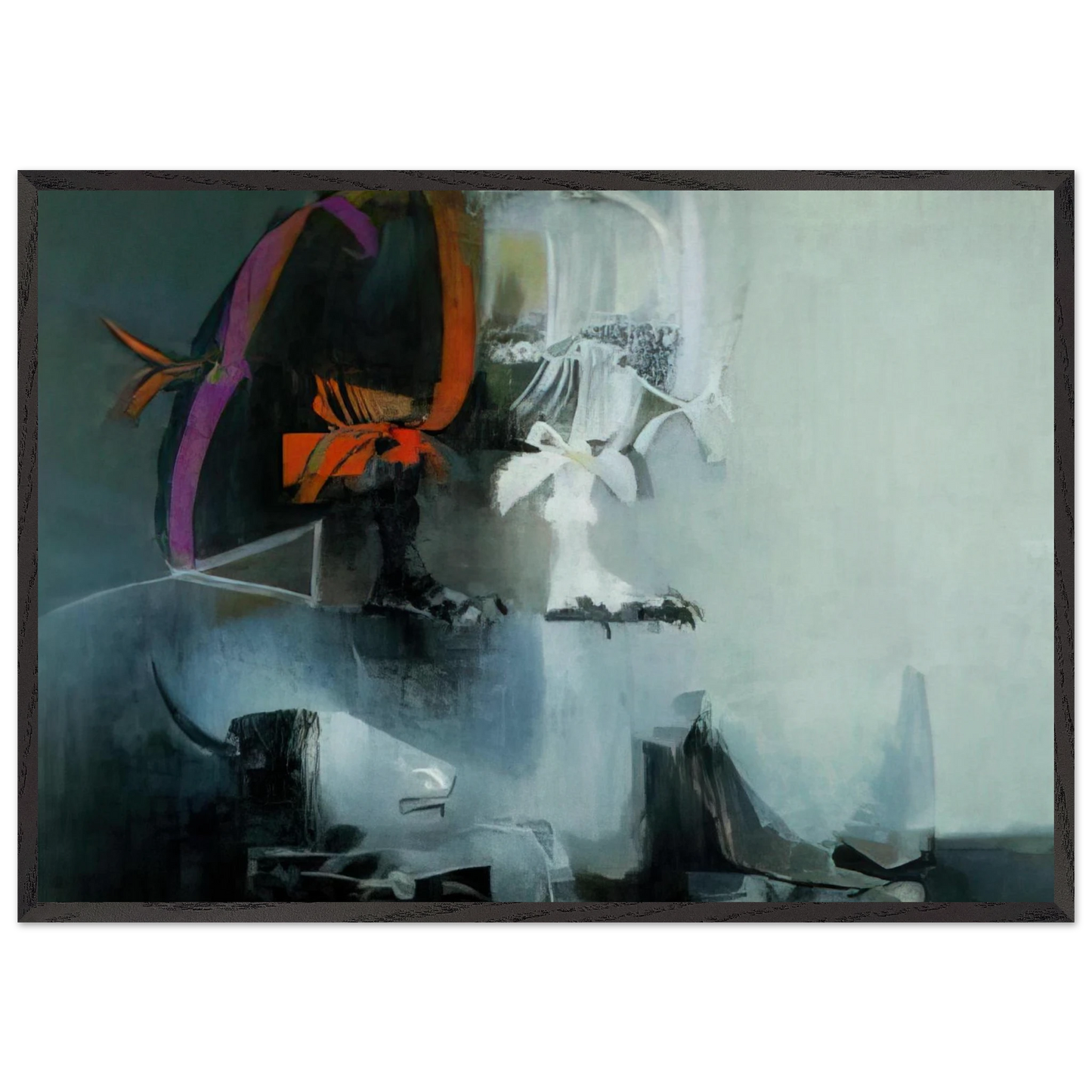 TOROCONDOR 1959 - Alejandro Obregon Framed Art Print – Black Wooden Frame - Default Title - -Framed Art Print