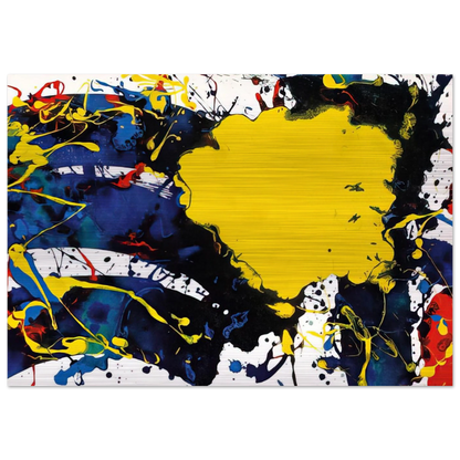 Untitled  SFP94-135  SFF 1805  - Sam Francis Brushed Aluminum Print - 70x100 cm / 28x40 inches | Sam Francis Aluminum Print | Sam Francis Prints