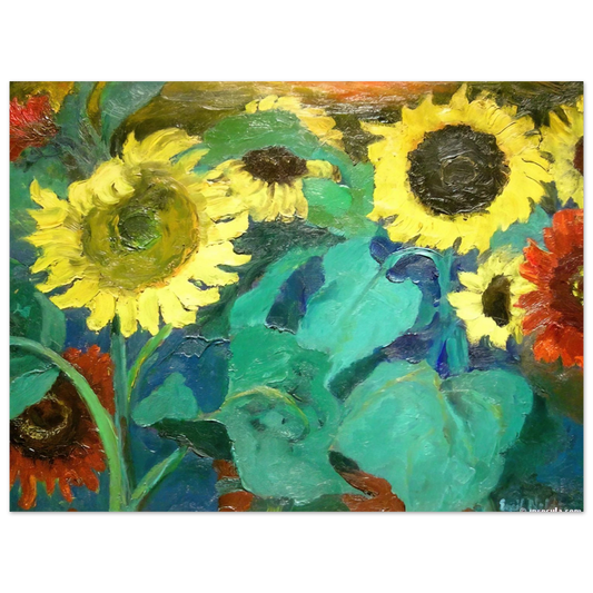 Emil Nolde - Sunflowers Fine Art Poster - Default Title