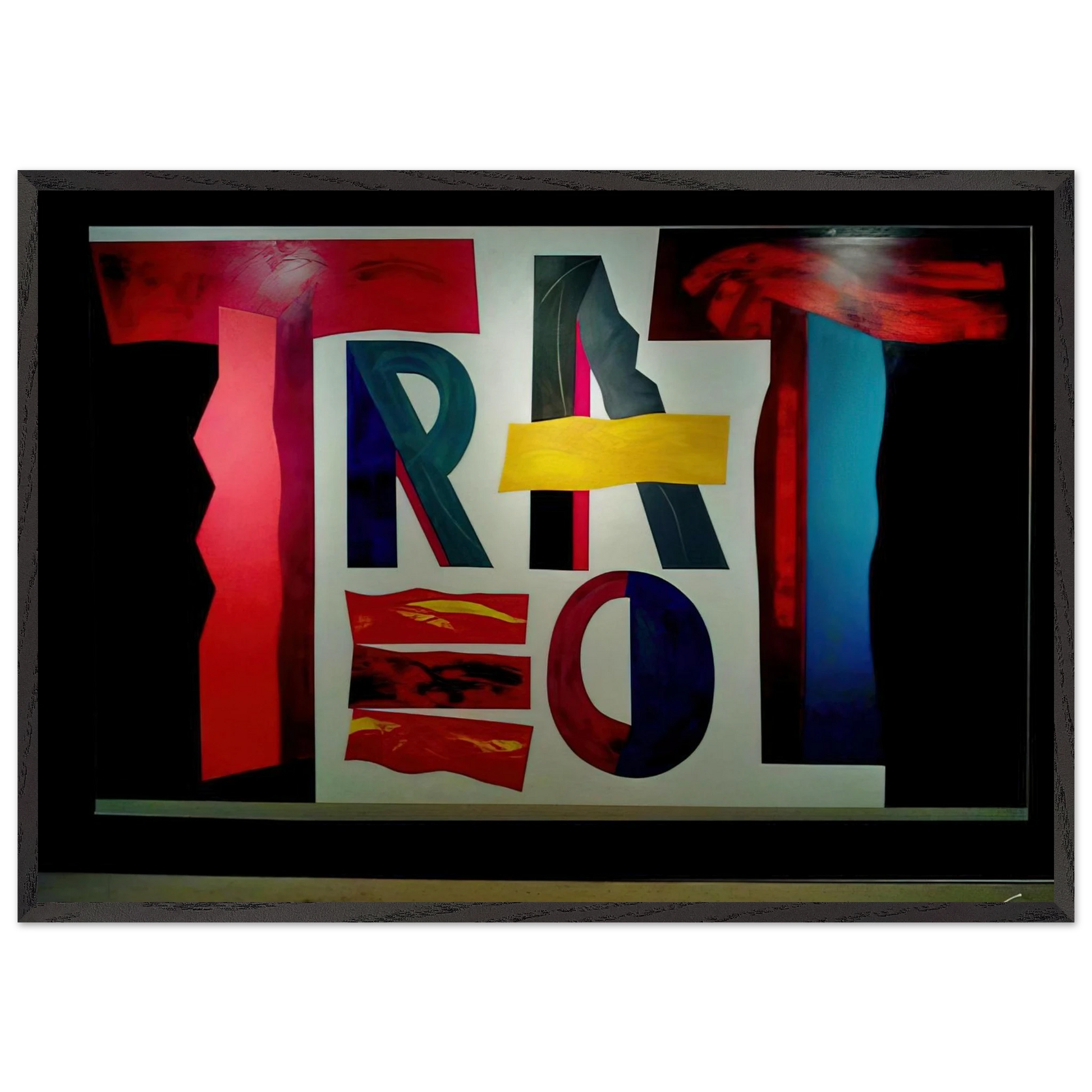 O Teatro - 2009 - Joao Vieira Framed Art Print – Black Wooden Frame - Default Title - -Framed Art Print