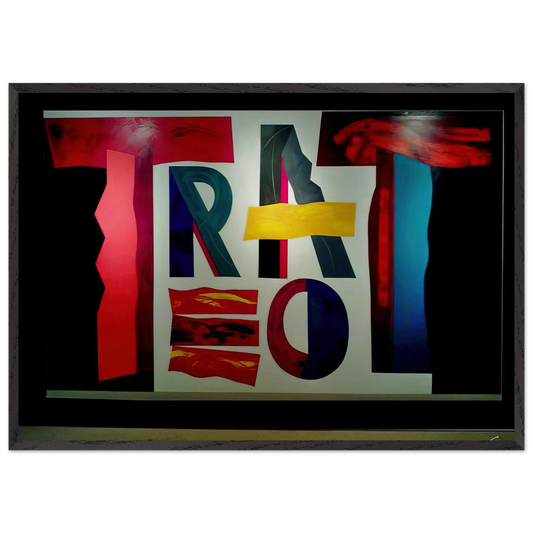 O Teatro - 2009 - Joao Vieira Framed Art Print – Black Wooden Frame - Default Title - -Framed Art Print