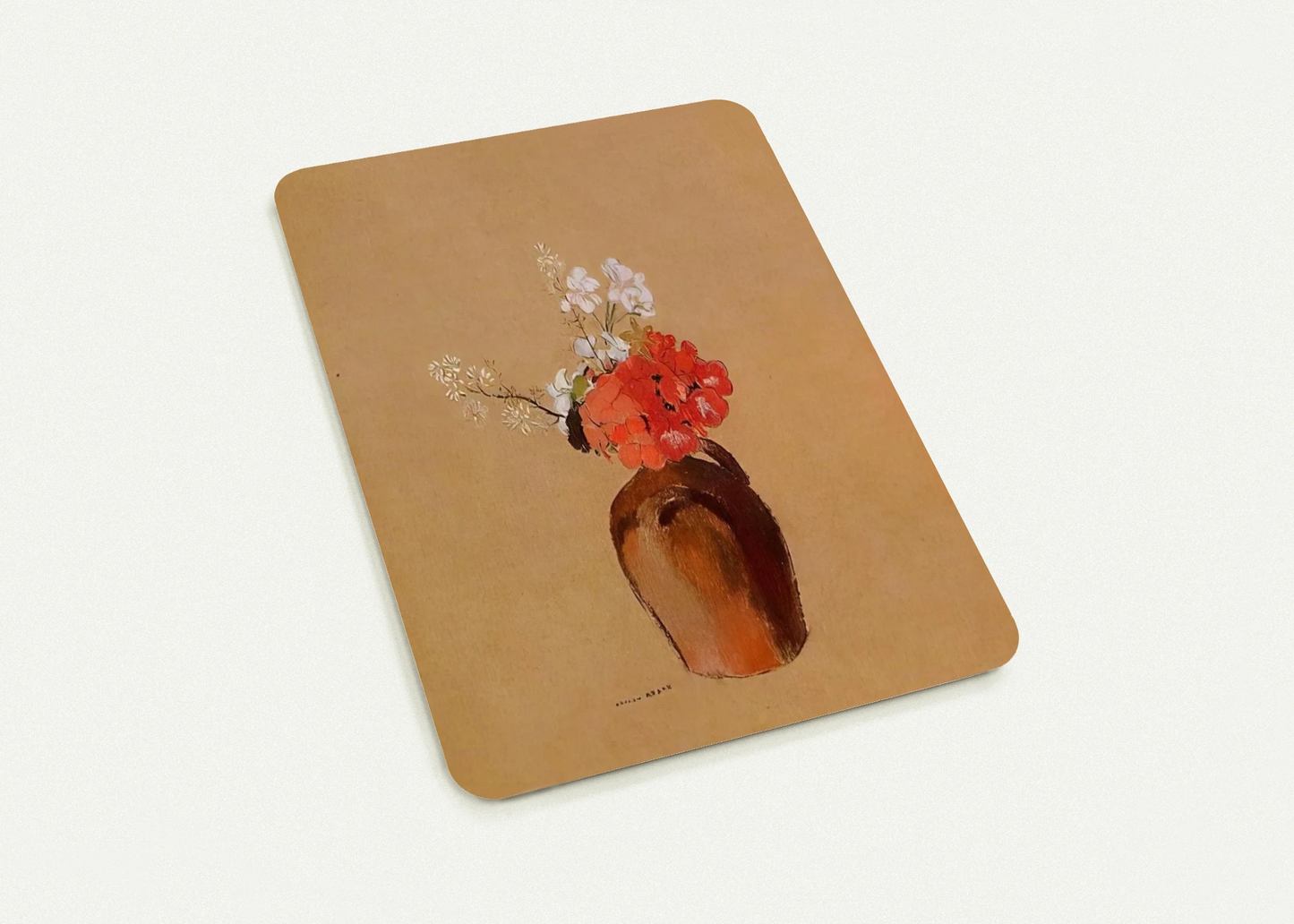FLOWERS IN A POT By Odilon Redon Pack of 10 Post Cards | Odilon Redon Post Cards | A6 (10.5 x 14.8 cm) - 4.1 x 5.8 inches